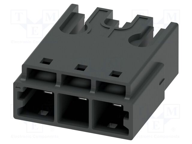 PCB headers, nominal cross section: 4 mm2, color: black, nom