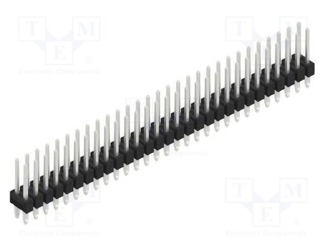 Connector: pin strips; pin header; male; PIN: 58; 2.54mm; THT; 2x29