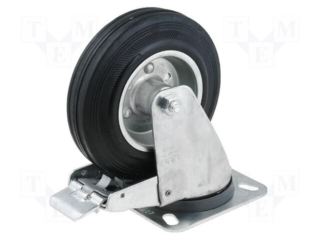 Transport wheel; Ø: 150mm; W: 40mm; H: 182mm; torsional with lock