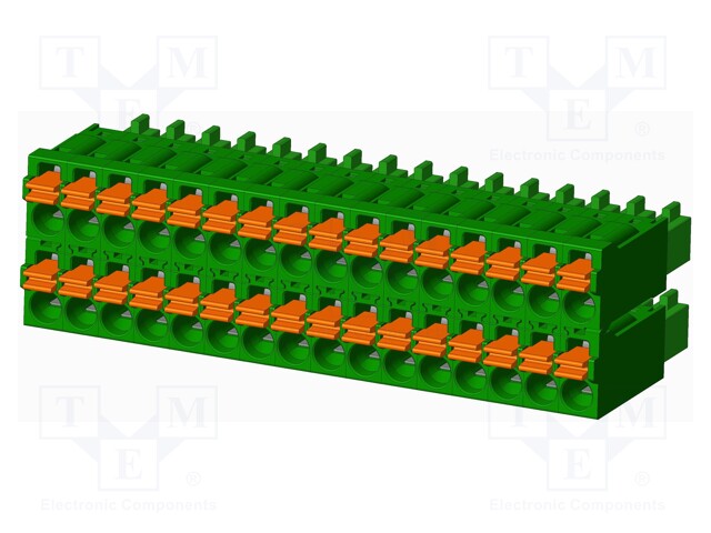 Connector: pluggable terminal block; plug; female; straight; 5.5A