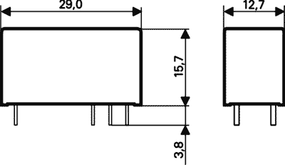 Relay: electromagnetic; SPDT; Ucoil: 12VDC; 16A/250VAC; 16A/24VDC