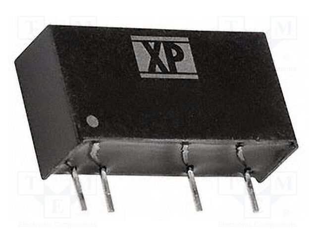 Isolated Board Mount DC/DC Converter, ITE, 2 Output, 1 W, 12 V, 41.6 mA, -12 V