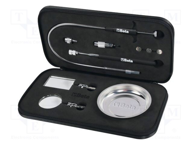Tools set: inspection; carrying case; 7pcs.