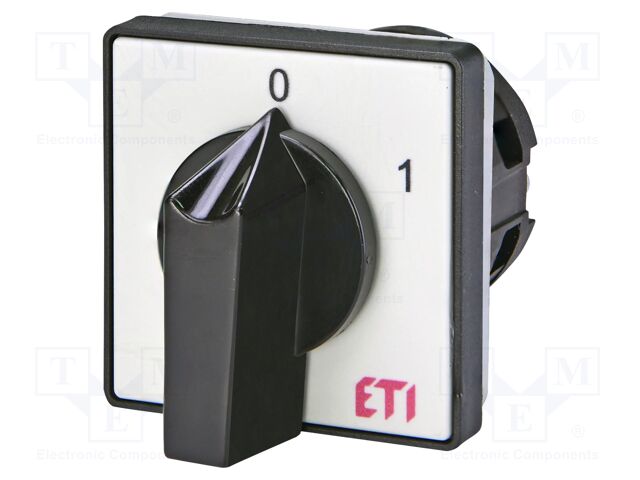 Switch: cam switch; Stabl.pos: 2; 16A; 0-1; for building in; Pos: 2