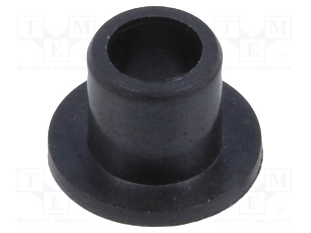 Bearing: sleeve bearing; with flange; Øout: 23mm; Øint: 20mm; black
