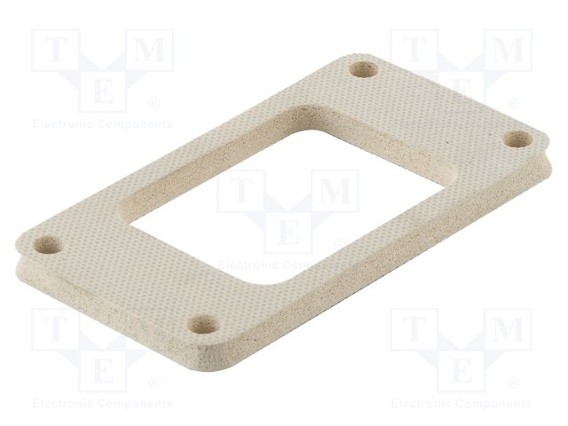 Han M 6 Gasket 5 mm, neoprene light grey
