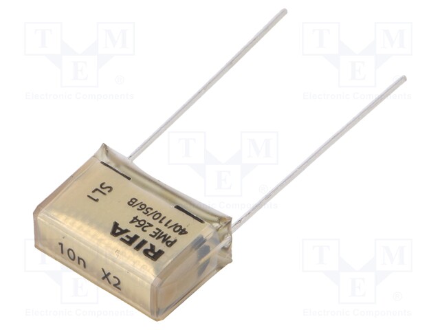 Capacitor: paper; X2; 10nF; 660VAC; 15.2mm; ±20%; THT; Series: PME264