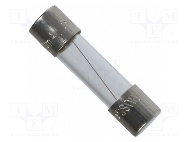 Fuse: fuse; time-lag; 160mA; 250VAC; cylindrical,glass; 5x20mm