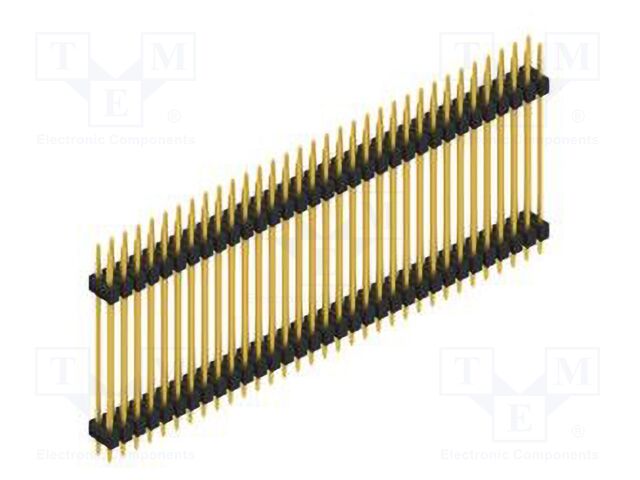 Connector: pin strips; pin header; male; PIN: 66; 2.54mm; THT; 2x33