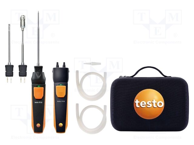 HVACR set; -15000÷15000Pa; Temp: -50÷400°C; Resol: 0.1°C; 0.01mbar