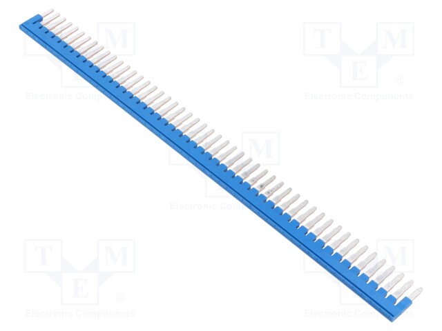 Comb bridge; ways: 50; blue; Width: 5mm; UL94V-0