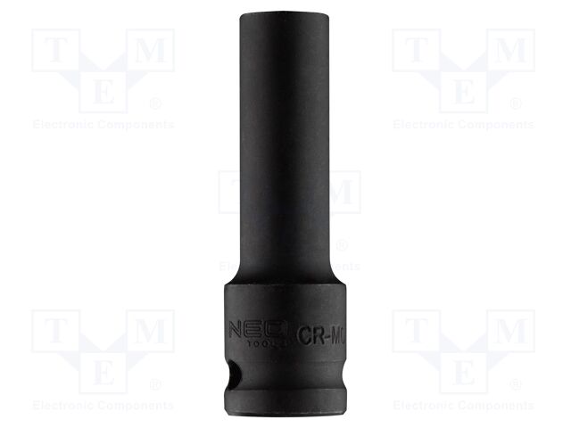 Socket; 6-angles,impact; HEX 10mm; 1/2"; Socket bit length: 78mm