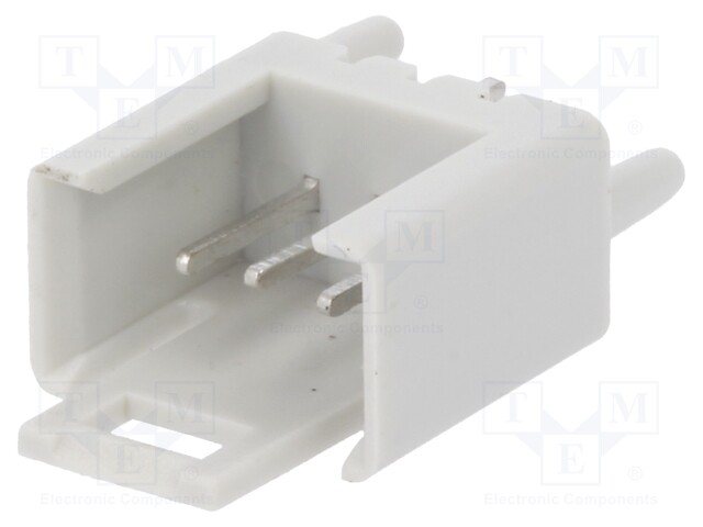 Socket; IDC; male; PIN: 3; straight; THT; tinned; 2.54mm; Layout: 1x3