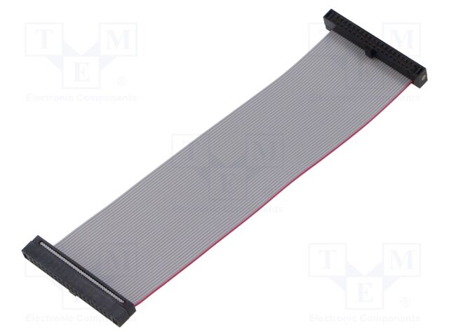 Ribbon cable with IDC connectors; Tape ph: 0.64mm; 101.6mm