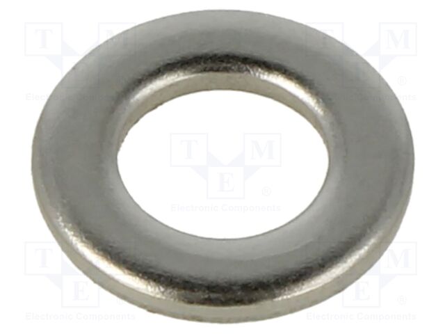 Washer; round; M7; D=14mm; h=1.6mm; A2 stainless steel; DIN 125A