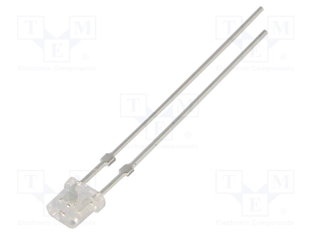 LED; orange; rectangular; 4.7x2mm; 750÷1000mcd; 115°; Front: flat