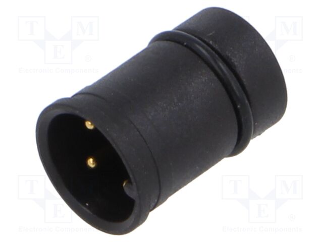 Connector: M12; contact insert; male; PIN: 4; 250V; 4A; IP67