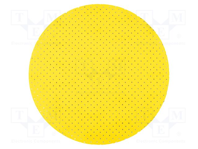 Cleaning cloth: sandpaper; Granularity: 180; perforated; Ø225mm