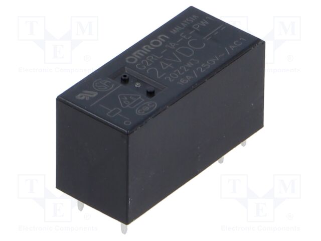 Relay: electromagnetic; SPST-NO; Ucoil: 24VDC; Icontacts max: 16A
