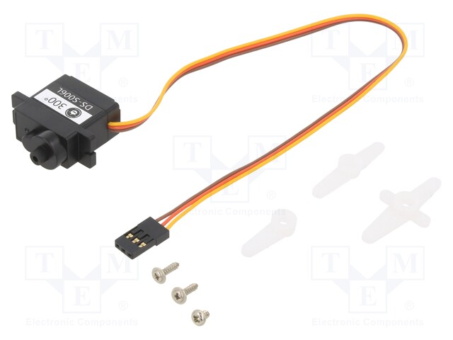 Motor: servo; 4.8÷6VDC; micro; analogue; 9g; 23x12x27mm; 300°