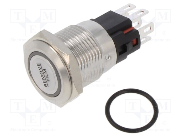 Switch: vandal resistant; Pos: 2; SPDT; 0.5A/220VAC; 2A/24VDC; IP65