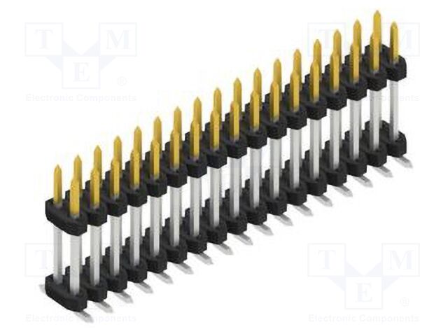 Connector: pin strips; pin header; male; PIN: 34; 2mm; SMT; 2x17