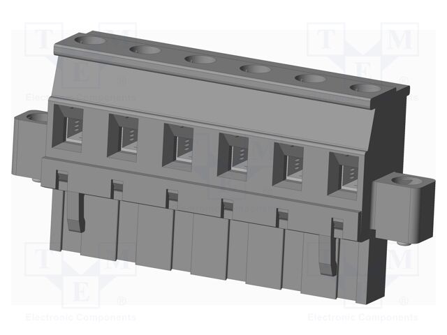 Connector: pluggable terminal block; plug; female; angled 90°