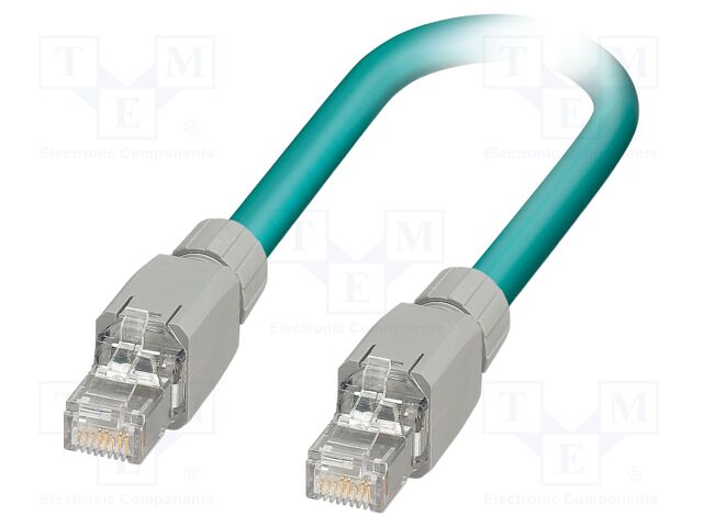 Patch cord; S/UTP; Cat 5; RJ45 plug,both sides; stranded; Cu; 2m