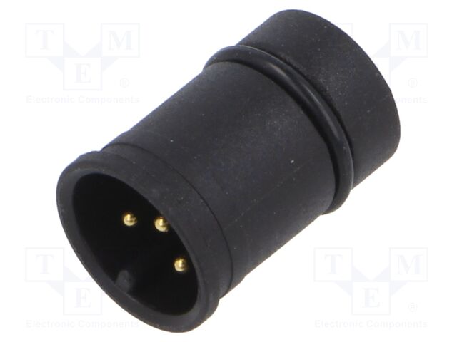 Connector: M12; contact insert; male; PIN: 5; 60V; 4A; IP67