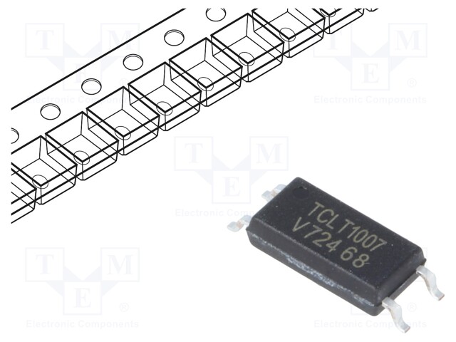 Optocoupler; SMD; Channels: 1; Out: transistor; Uinsul: 5kV; Uce: 70V