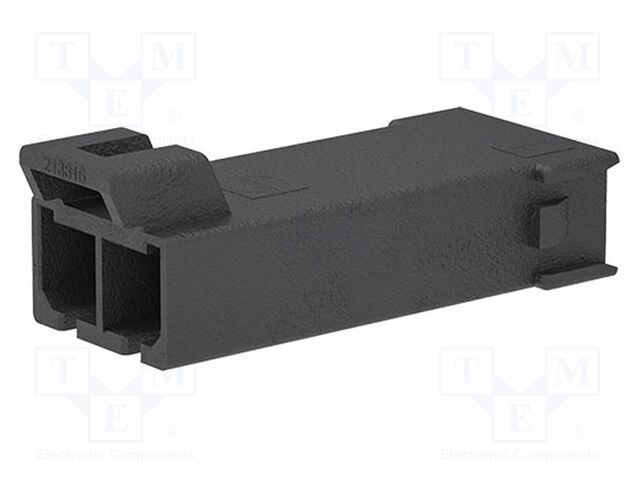 Plug; wire-wire; male; Mega-Fit; 5.7mm; PIN: 2; Layout: 1x2