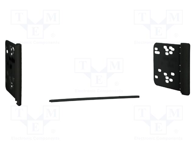 Radio frame; Ford,Lincoln,Mazda,Mercury; 2 DIN; black