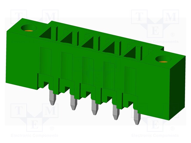 Connector: pluggable terminal block; socket; male; straight; THT