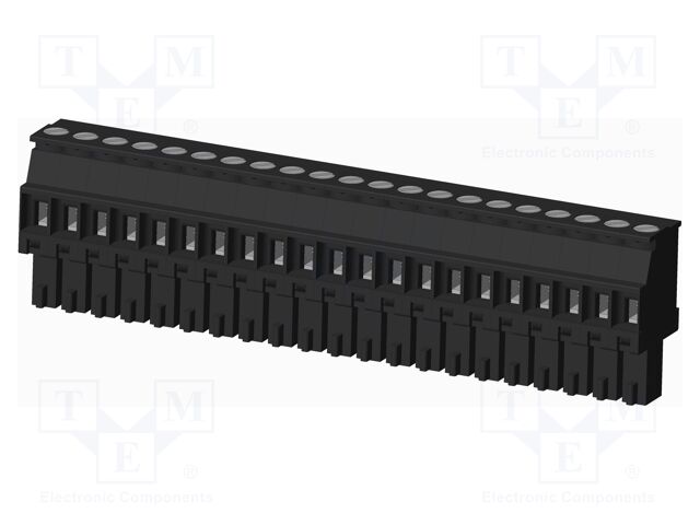 Connector: pluggable terminal block; plug; female; angled 90°