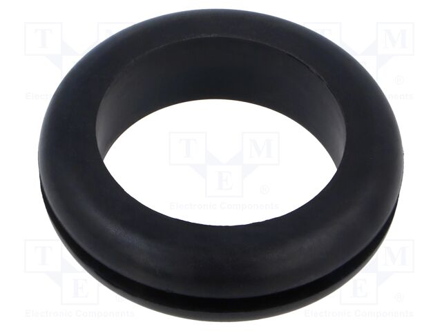 Grommet; black; UL94HB; TPR