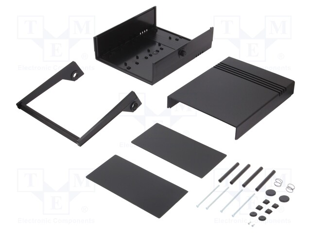 Enclosure: with panel; with adjustable foot; STRUMENTALIA; ABS