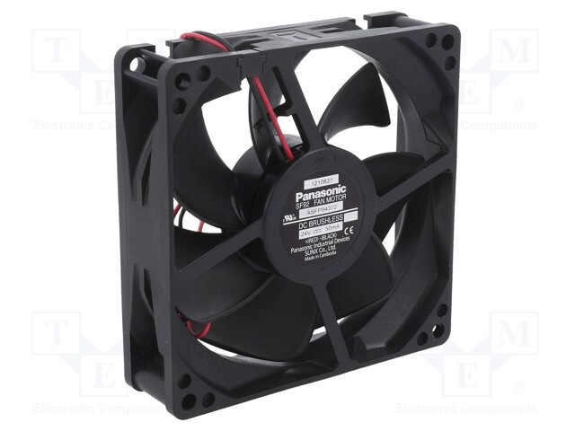 Fan: DC; axial; 24VDC