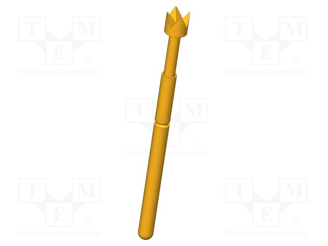Needle-like test probe; Operational spring compression: 2.4mm