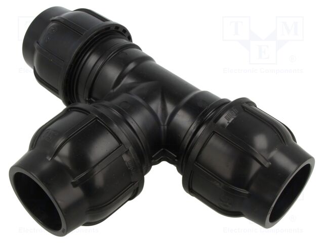 Splice terminal: clamping; 50mm; for PE pipes; Plast