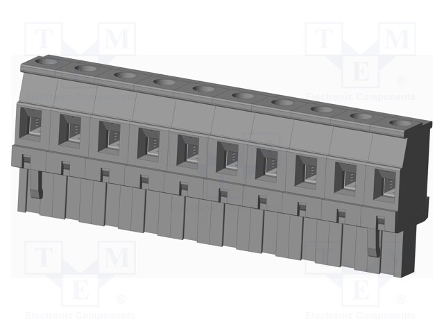 Connector: pluggable terminal block; plug; female; angled 90°