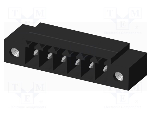 Connector: pluggable terminal block; socket; male; on PCBs