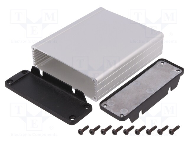 Enclosure: shielding; X: 104mm; Y: 120mm; Z: 32mm; aluminium; natural