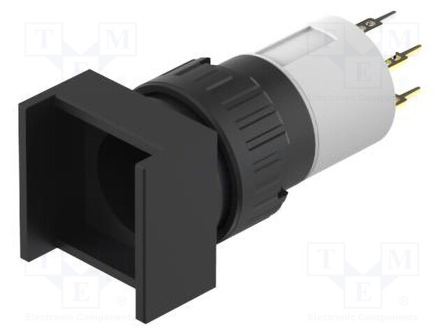 Switch: body; 16mm; Stabl.pos: 1; NC x2; Pos: 2; Cutout: Ø16.2mm; 51