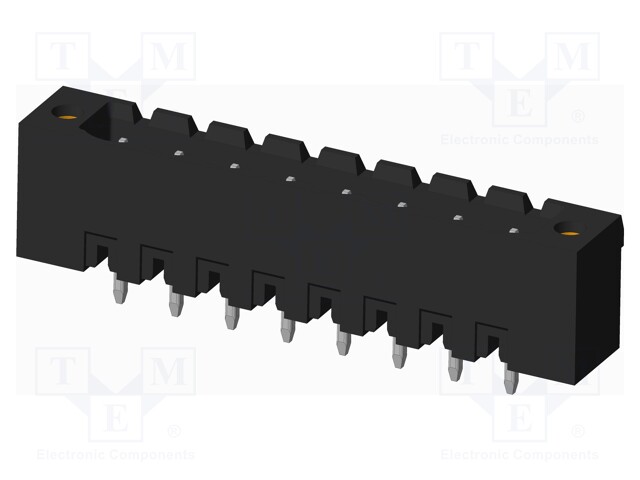 Connector: pluggable terminal block; socket; male; on PCBs