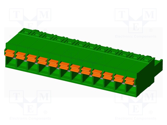 Connector: pluggable terminal block; plug; female; straight; 12A