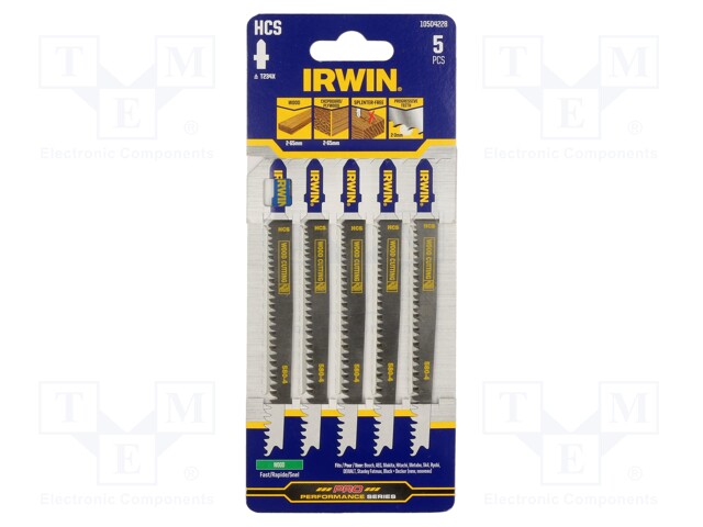 Hacksaw blade; wood,jigsaw; 115mm; 5pcs; Kind of holder: T