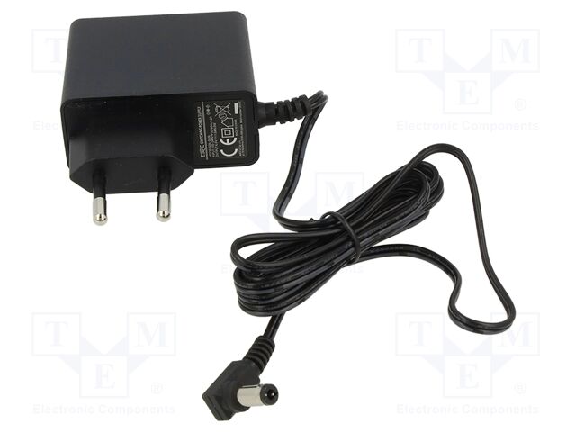 Power supply: switching; mains,plug-in; 6VDC; 1A; 6W; Out: 5,5/2,5