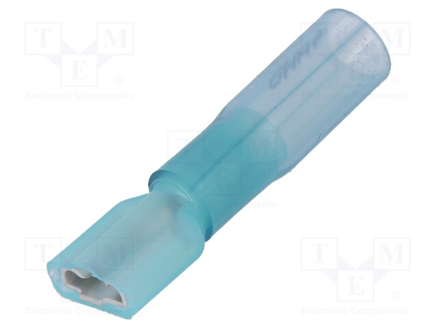 Terminal: flat; 6.35mm; 0.8mm; female; 1÷0.25mm2; crimped; tinned