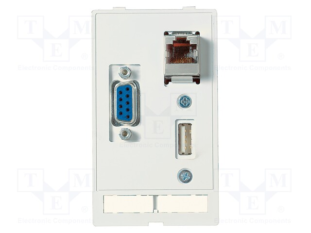 "Data module (USB; RJ45; SUB-D9,f-m)"