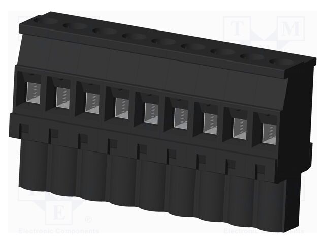Connector: pluggable terminal block; plug; female; angled 90°